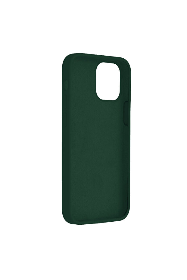 Double Structure Protective Case for iPhone 12 Mini, Microfiber, Oxford Green - 3