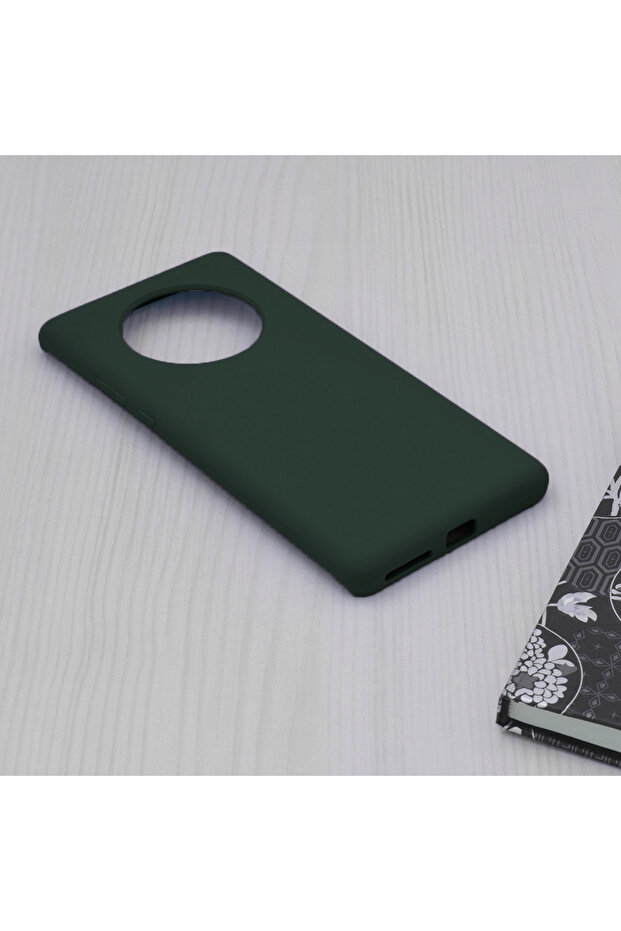 Double Structure Protective Case for Huawei Mate 40 Pro, Microfiber, Oxford Green - 5