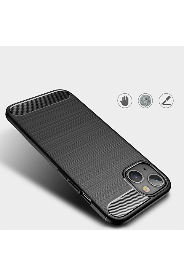 iPhone 13 Case, Techsuit, TPU, Black - 4