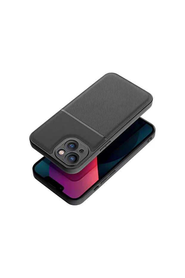 Protective Case for Apple iPhone 15, Camera Protection, Hard PC Material, Black - 2