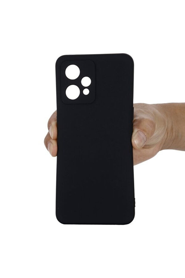 Silicone case compatible with Realme 9 Pro Plus, Black - 5