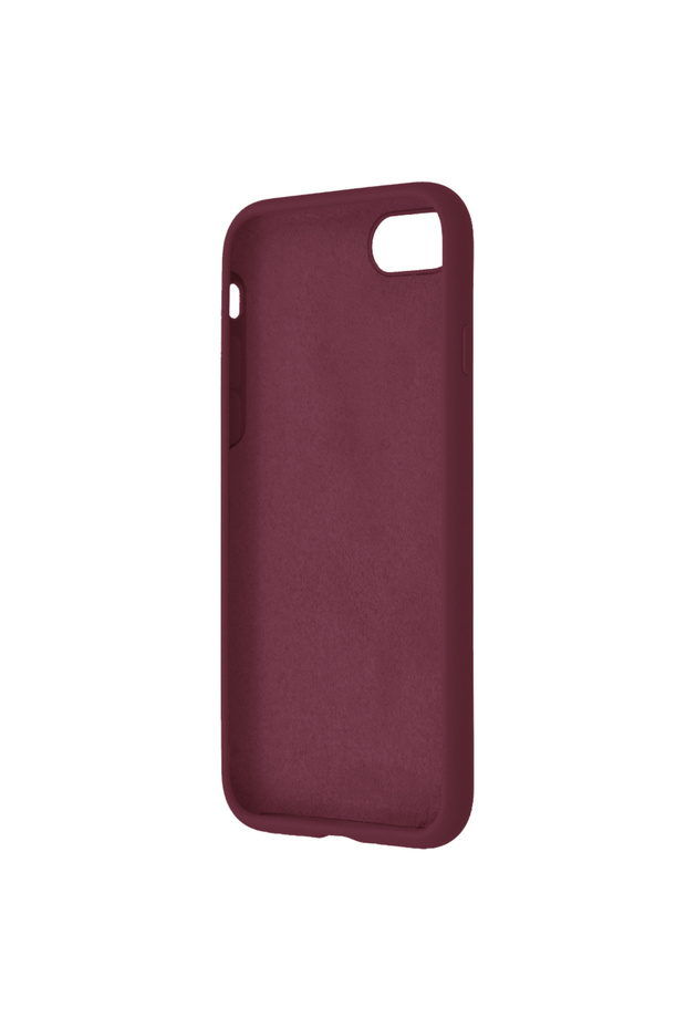 Double Structure Protective Case for iPhone 7 / 8 / SE 2, Microfiber, Matte Cherry - 3