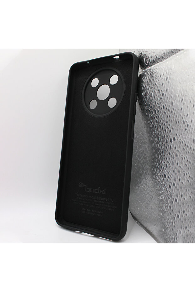 Silicone case for Huawei nova Y90 Microfiber interior, Camera protection, Black - 3