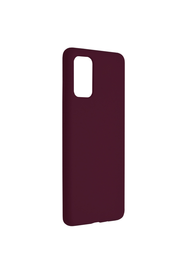 Double Structure Protective Case for Samsung Galaxy S20 Plus, Microfiber, Matte Burgundy - 2