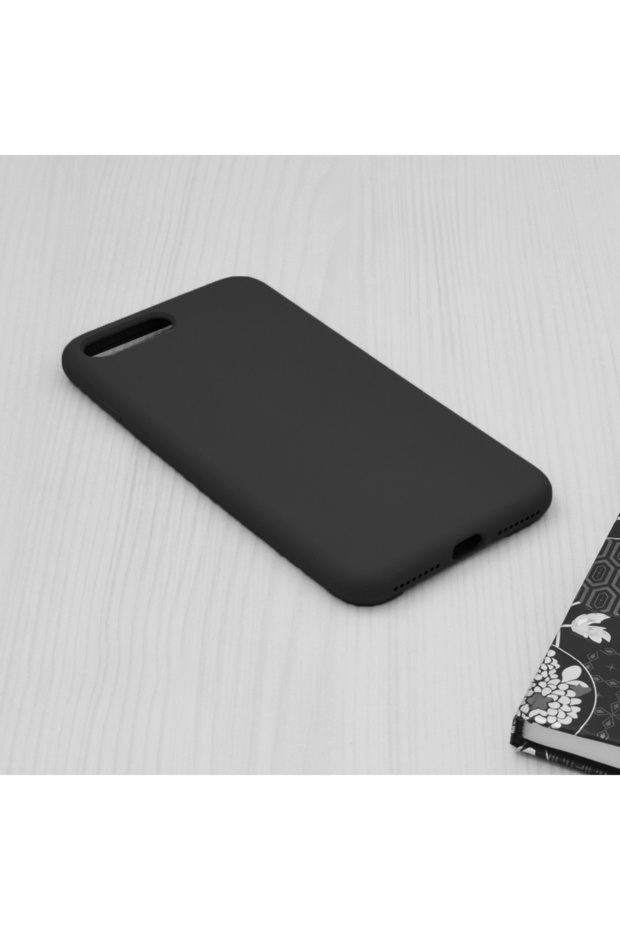 Double Structure Protective Case for iPhone 7 Plus / 8 Plus, Microfiber, Titanium Black - 4