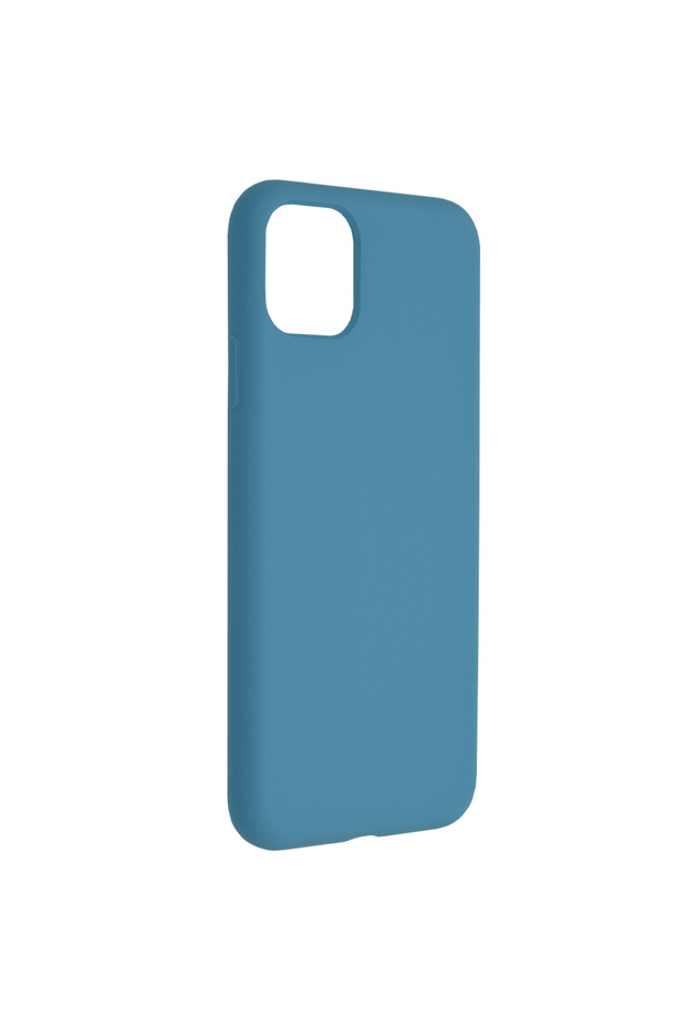 Double Structure Protective Case for iPhone 11 Pro Max, Microfiber, Royal Blue - 2
