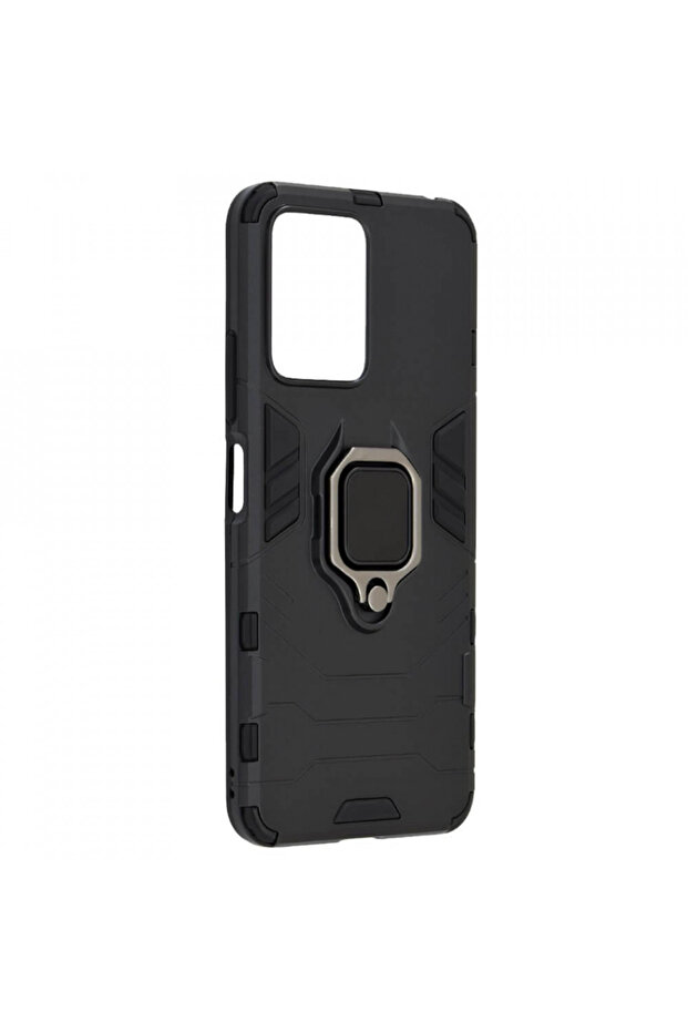 Protective case for Redmi Note 12 Pro, Army Shield, Hybrid Armor, Ring Holder, Black - 2