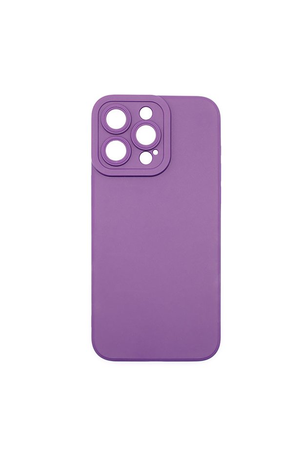 Husa de silicon pentru Apple iPhone 15 Plus, Protectie camera, Fine Touch, Smooth feeling, Violet