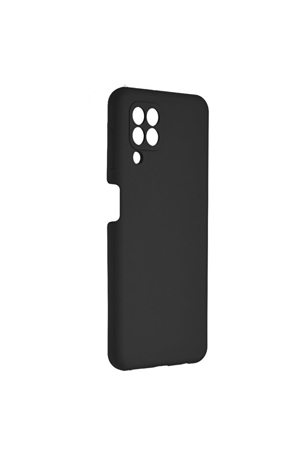 Double Structure Protective Case for Samsung Galaxy A22 4G, Microfiber, Titanium Black - 3