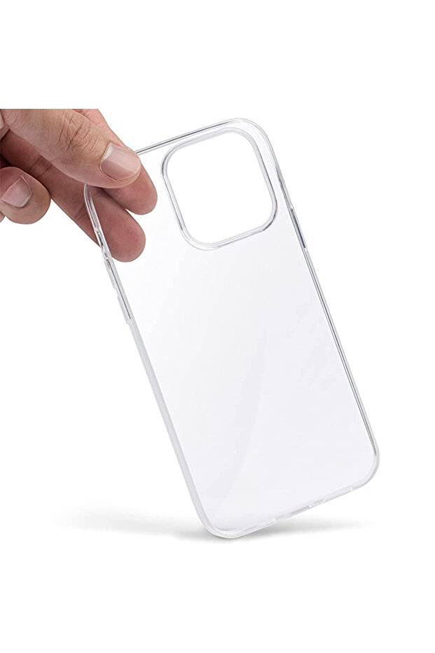 2mm Silicone Case compatible with Apple Iphone 14, Soft TPU, Transparent - 6