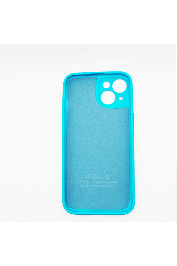 Silicone Case for Apple Iphone 14 Plus, Single Camera Ultra Safe, Turquoise - 4