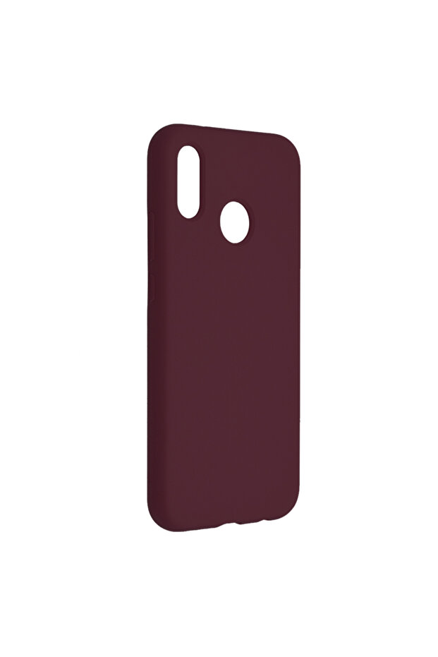 Double Structure Protective Case for Huawei P20 lite, Microfiber, Matte Cherry - 2