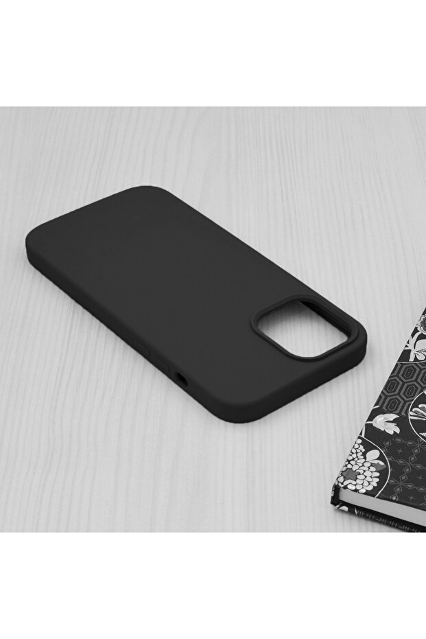 Double Structure Protective Case for iPhone 12 Pro Max, Microfiber, Titanium Black - 5