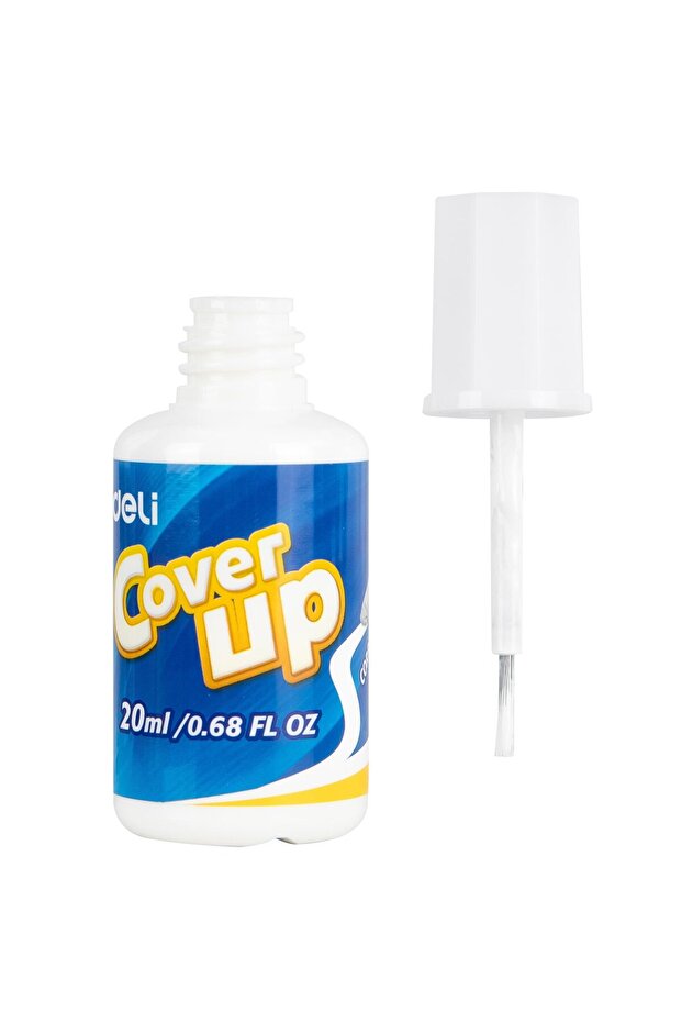 Coverup Correction Fluid, 20 ml White – Quick Dry, Smooth Coverage, Easy Use - 1