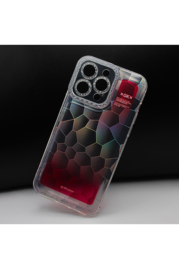 Hard TPU silicone case for Apple Iphone 14 Pro, Red - 4