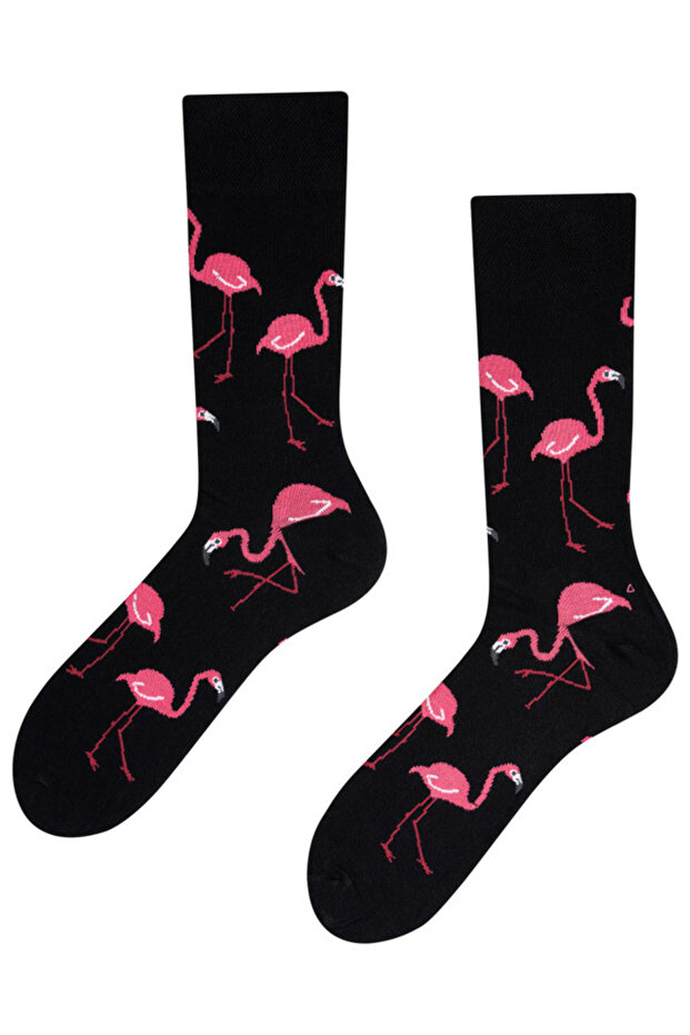 Flamingo cotton socks - 1