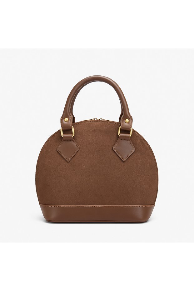 Bag Coffee Suede Shoulder Bag