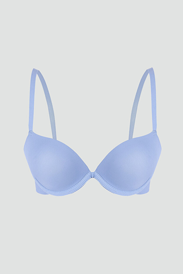 Blue Latina Double Push-Up Supported Bra