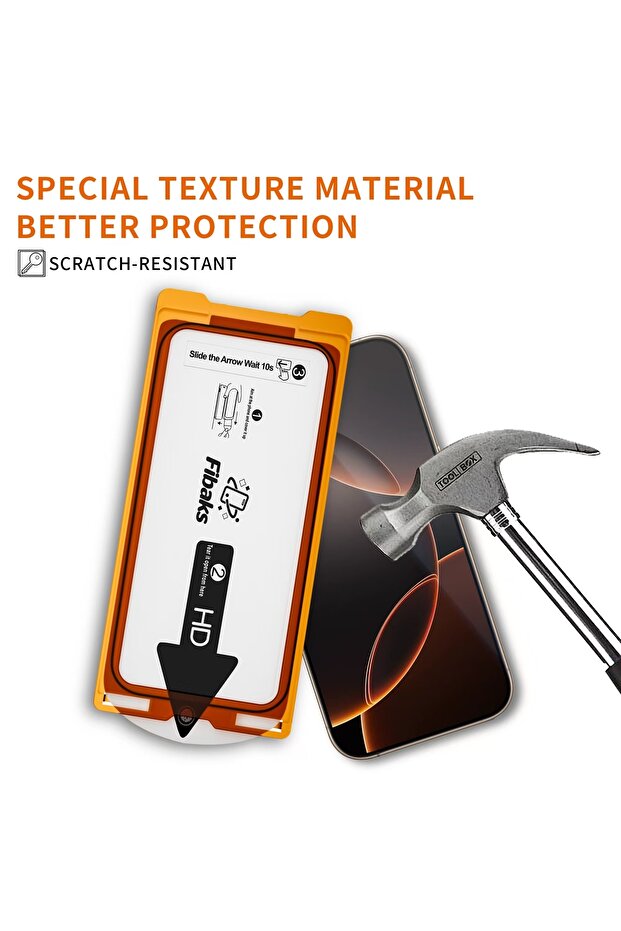 Xiaomi Redmi 13C / Poco C65 Compatible Easy Application Framed Full Coverage Glass Screen Protector with Applicator - 5
