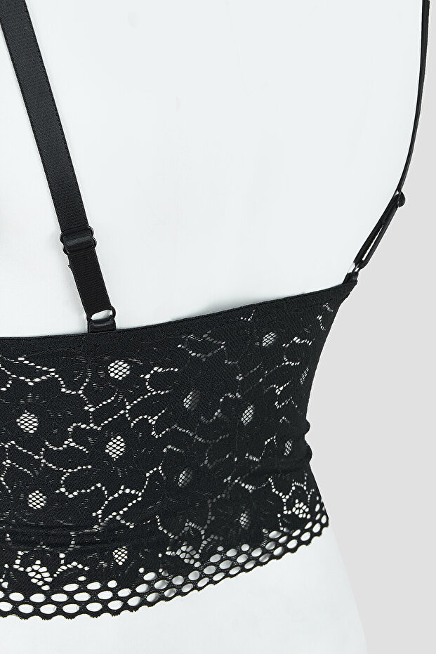 Siyah Noir Bralet - 2
