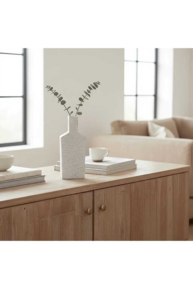 مزهرية ديكورية مستطيلة طويلة - 2