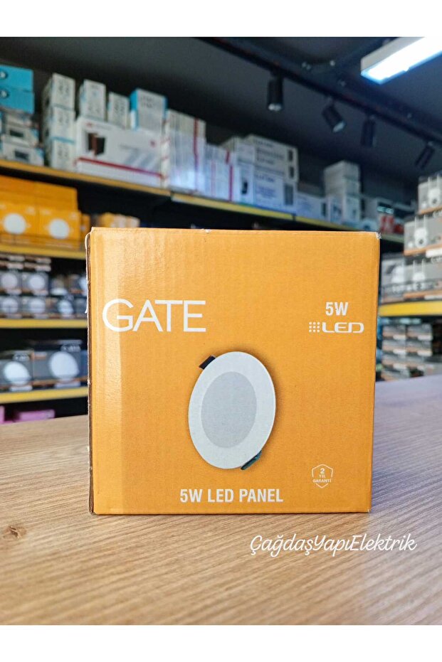 GATE 5W LED PANEL BEYAZ IŞIK 6500K - 3