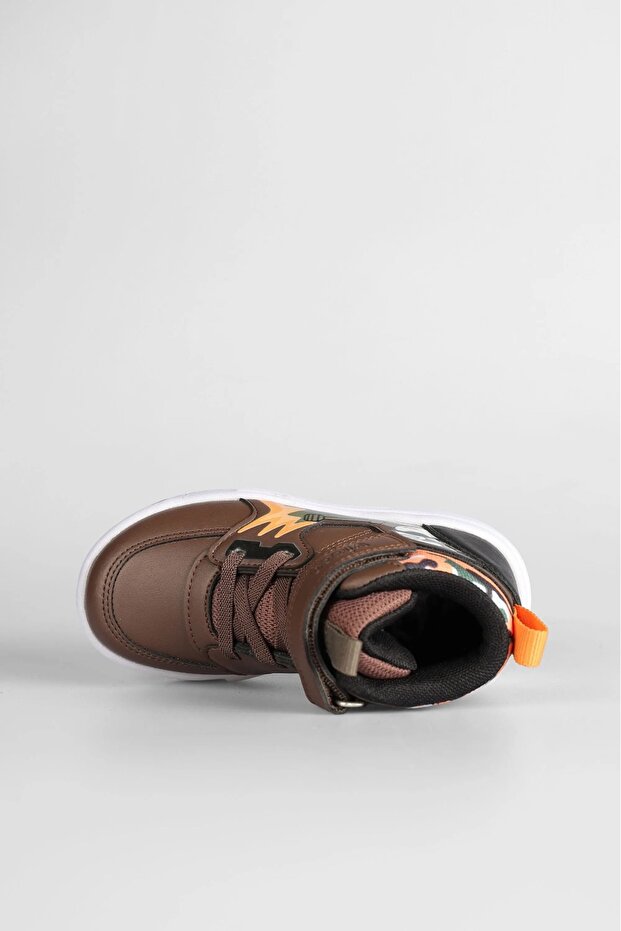 Dragus Ortopedik Erkek Kahve Çocuk Işıklı Bot - 3