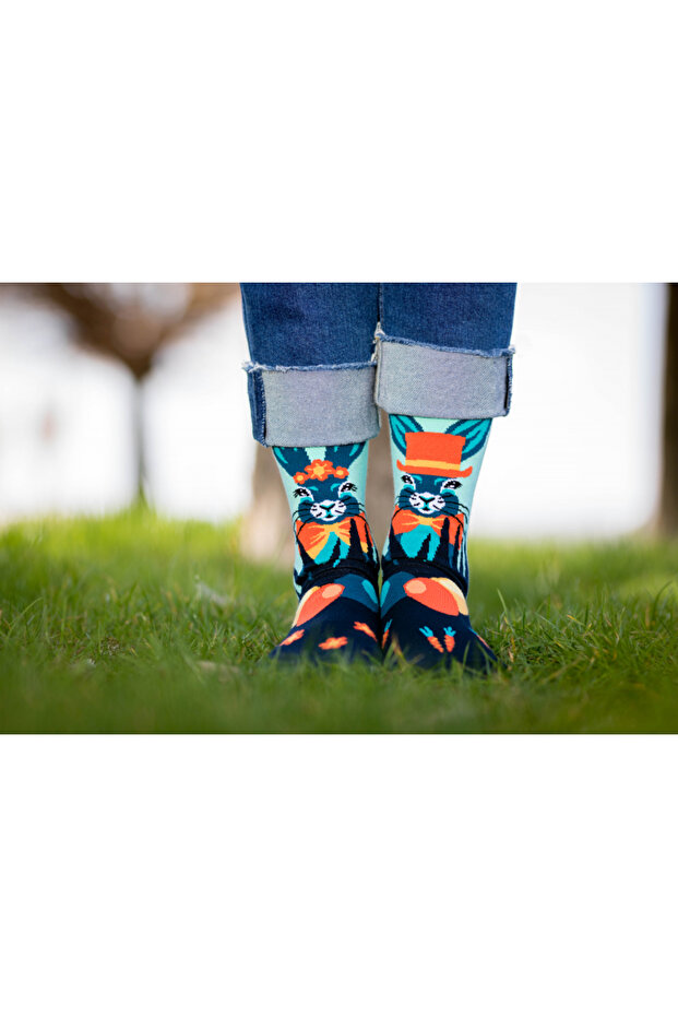 Sosete bumbac Easter Rabbit - 5