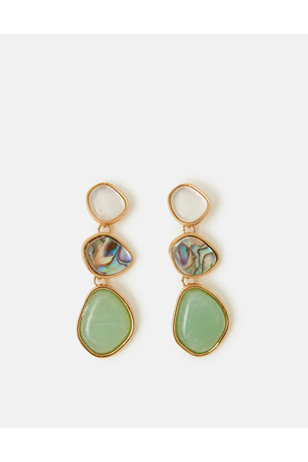 TRIPLE STONE DROP Pastel Multi - 2