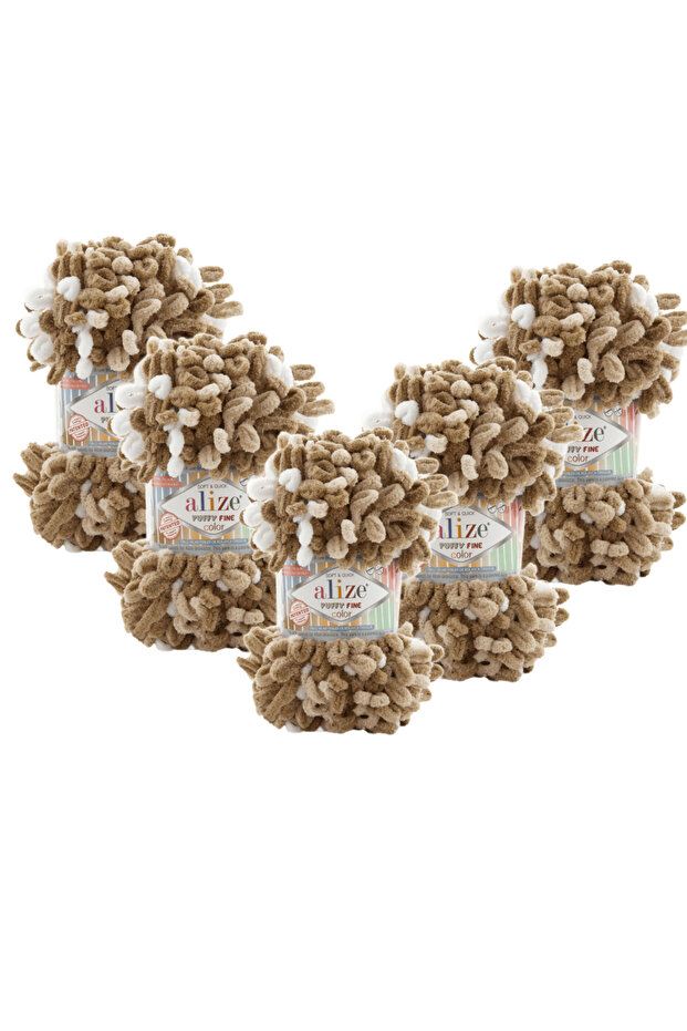 عبوة من 5 قطع من Puffy Fine Color (عقدة فيونكة صغيرة) - 8054