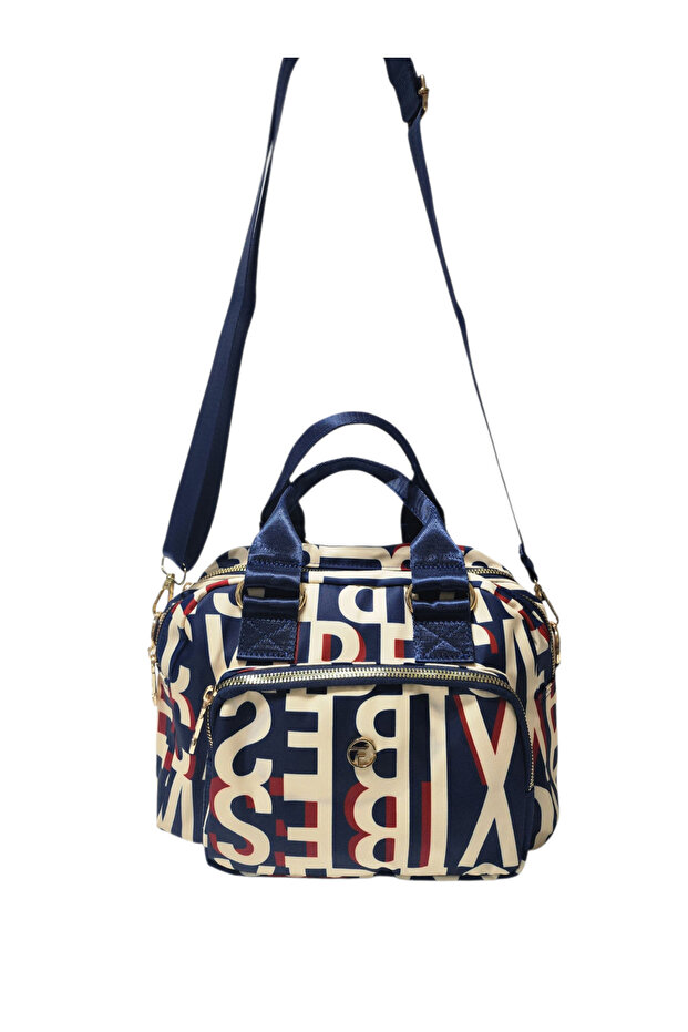 ''Medium Size'' Imperteks Fabric (Multiple Compartments) Suitable for Daily Use Hand-And-Shulder Bag - 4
