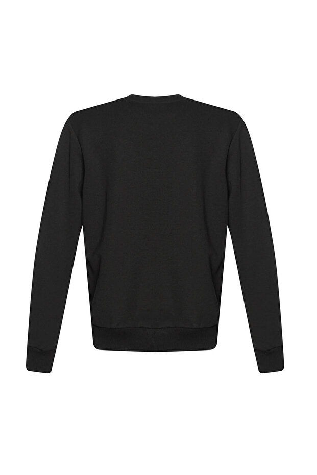 T-Pulse Regular Kadın Siyah Sweatshirt - 5