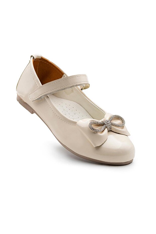 Bow Detailed Girls' Ballet Shoes 6059