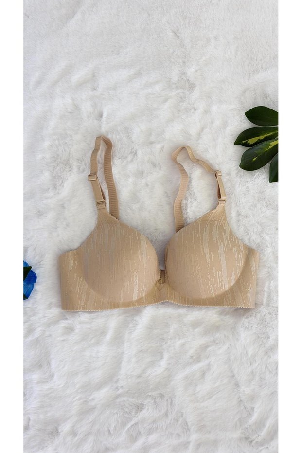 Patterned Supported Seamless Bra