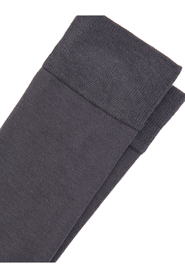 Gri Bambu Soket Çorap 50316177-100 - 3