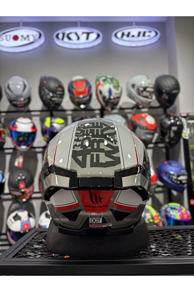 THUNDER 4 GLOSS FREEWAY KASK (ŞEFFAF VİZÖRLÜ) - 3