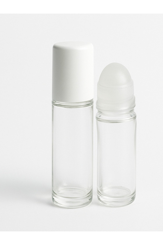 50 ml Boş Silindir Cam Roll-On Şişesi 140 Adet - 1