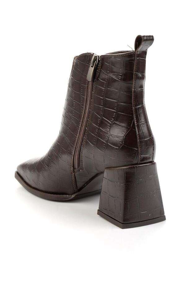 Kahve Kadın Bot & Bootie K02824256811 - 3