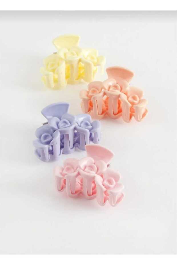 Colorful 10 Pieces Flower Latch Buckle - 5 cm