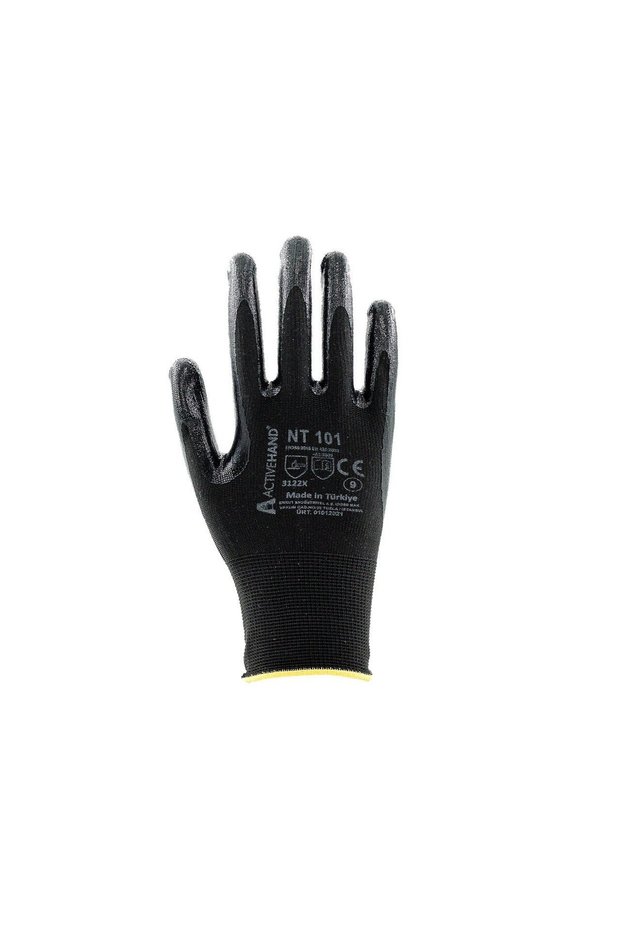 Nt 101 Sy/Sy No:10 Nitrile Coated Polyester Gloves