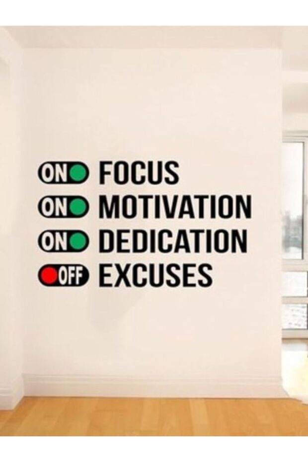 Focus Acrylic Wall Art – Motivational Office Wall Decor | Modern Home & Study Room Decoration