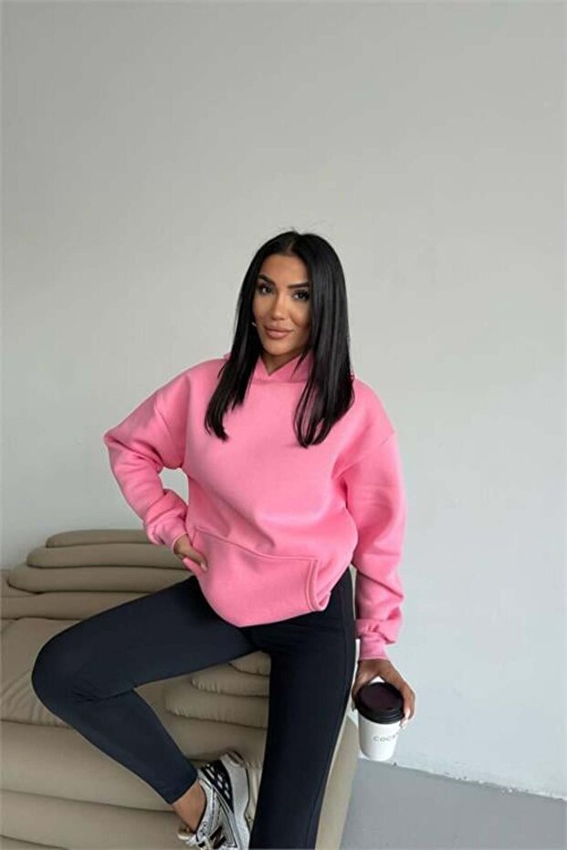 سترة نسائية كبيرة الحجم بجيوب DPG109 - 1