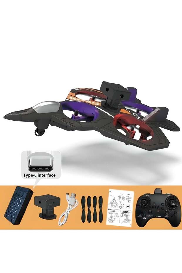 Remote Controlled Aircraft - Gravity Sensing Hovering Stunt Rolling Airplane - Remote Control Jet Pl - 1