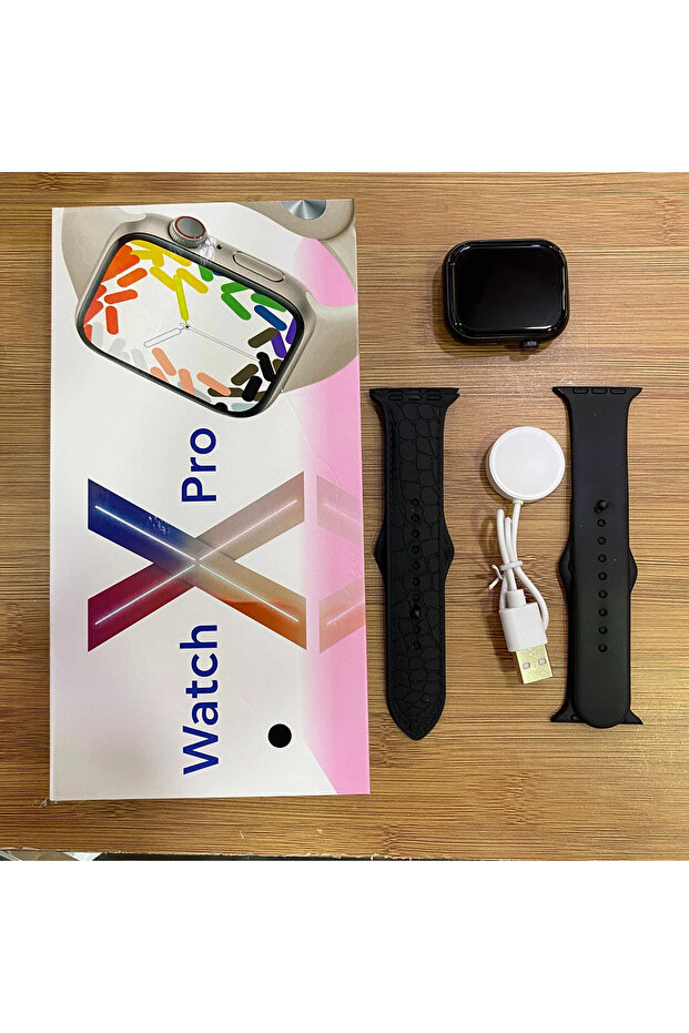 X Pro Smart Watch with Extra Band & Charger - [Add any specific features, e.g., Bluetooth Call - 1