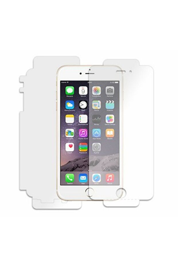 واقي أمامي وخلفي متوافق مع iPhone 6/6S بتغطية كاملة 360 درجة (شفاف) متوافق مع iPhone 6S Apple - 3