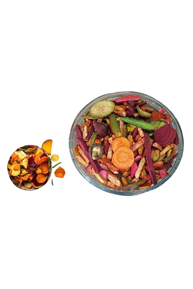 Creative trd-Sweet & Spicy Crunchy Roasted Healthy vegetables Chips Dehydrated Mix freeze dried - 1