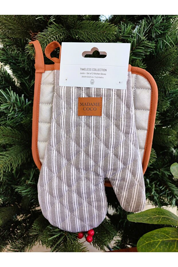 Juste 2'li Mutfak Eldiveni Seti - 5