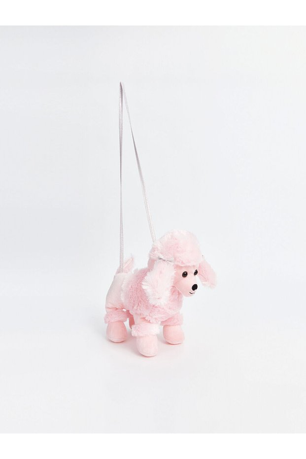 Create Your Style from Uzg Store | Plush Girl's Shoulder Bag with Dog Figure