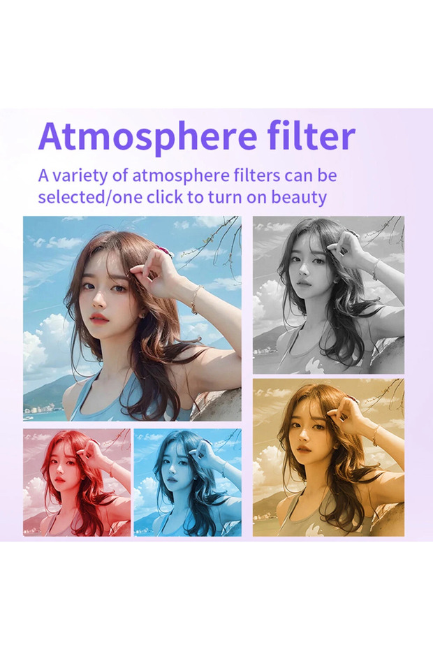 VALA® V800 Children's Digital Camera, 4K 48MP, 2.8-inch LCD, 18x zoom, flash, autofocus - 4