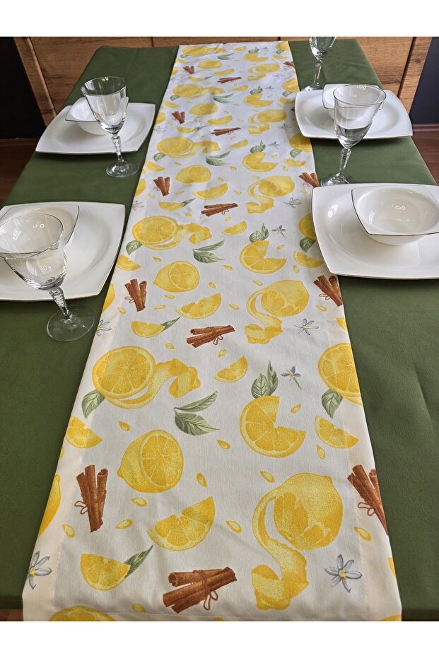 Lemon Patterned Runner - 6